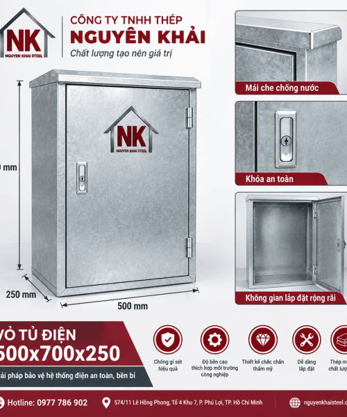 Vỏ tủ điện 500x700x250