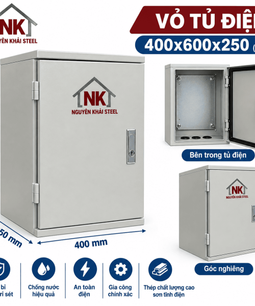 Vỏ tủ điện 400x600x250