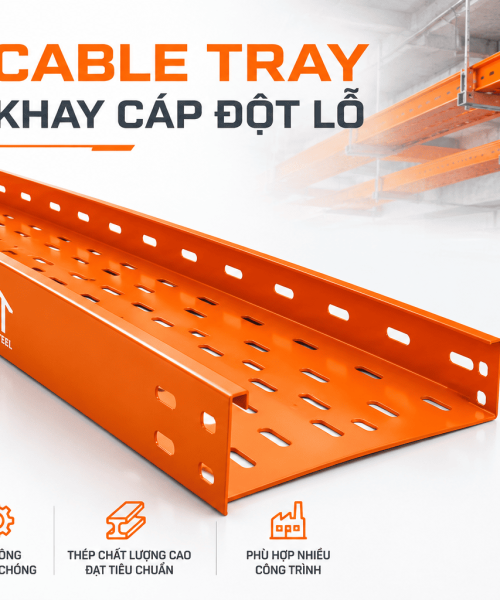 Cable Tray – Khay cáp đột lỗ