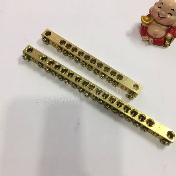 Thanh đồng trung tính 12p – Phụ kiện tủ điện giá rẻ