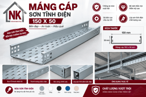 Ứng Dụng Máng Cáp 100x500 Trong Công Nghiệp