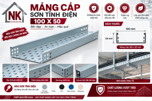 Tiêu Chuẩn Máng Cáp 100x50 STĐ